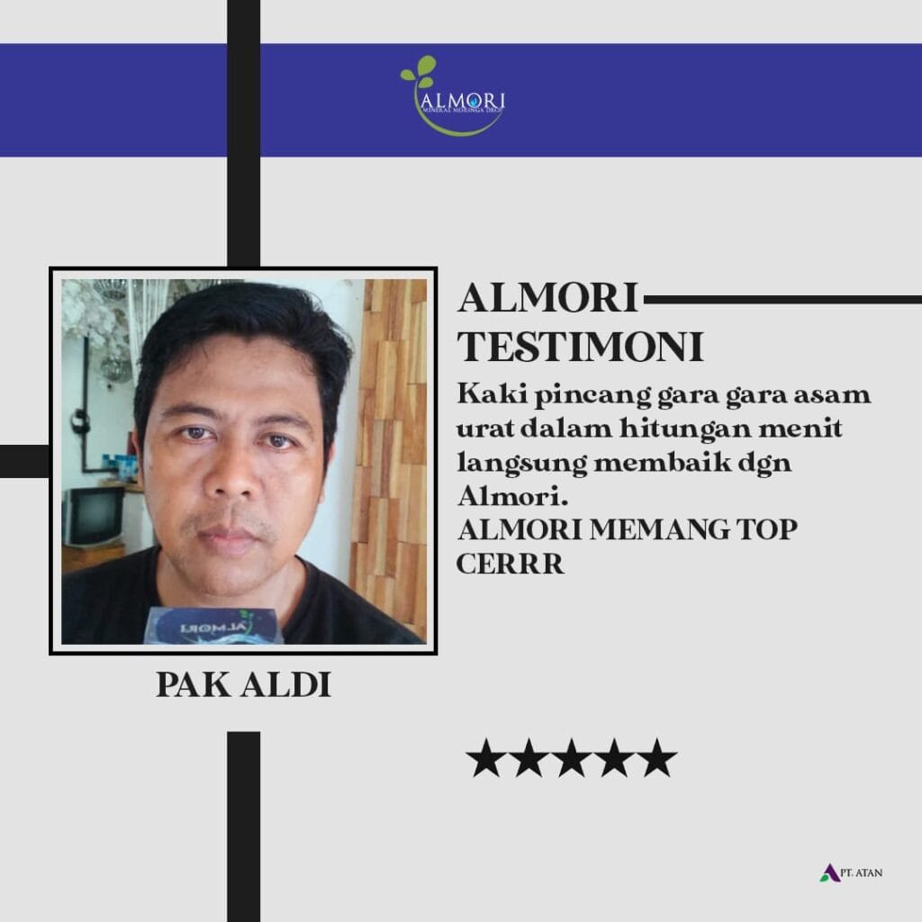 Testimoni Almori sakit asam urat