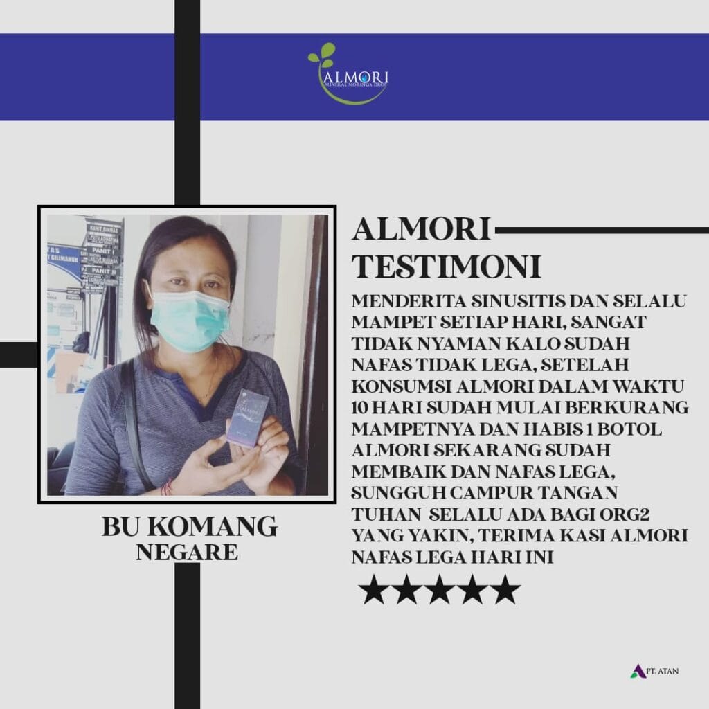 Testimoni Almori sakit sinusitis