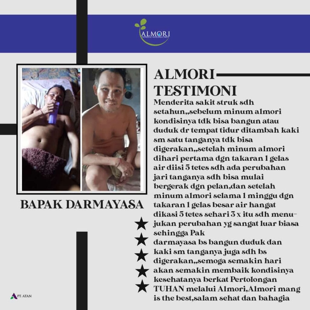 Testimoni Almori, struk setahun
